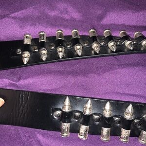 Vintage hot topic bullet belt